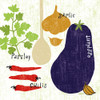 Italiano Eggplant Poster Print by Sue Schlabach # 44687