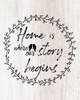 Where Our Story Begins Poster Print by Daniela Santiago # 43550