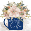 Life Begins After Coffee Poster Print by Carol Robinson # 42780