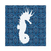 Sea Patterned Seahorse Poster Print by Carol Robinson # 42818