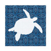 Sea Patterned Turtle Poster Print by Carol Robinson # 42819