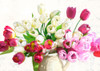 Bouquet on white background Poster Print by Kelly Parr # 3KP5338