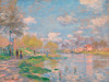 Spring by the Seine Poster Print by Claude Monet # 3CM5209