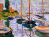 Voiliers sur la Seine Poster Print by Claude Monet # 3CM5211