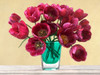 Red Tulips in a Glass Vase Poster Print by Andrea Antinori # 3AT5139