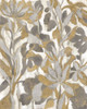 Painted Tropical Screen I Gray Gold Poster Print by Silvia Vassileva # 36147D