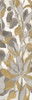 Painted Tropical Screen I Gray Gold Crop Poster Print by Silvia Vassileva # 36147N