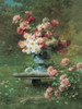 Peonies in Urn Poster Print by Unknown Unknown # 21422