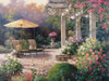 Patio Garden Poster Print by Unknown Unknown # 22086