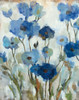 Abstracted Floral in Blue II Poster Print by Silvia Vassileva # 27024