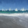 Harbor Sailing Poster Print by Dan Meneely # 15707B