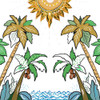 The Coastal Tropics Poster Print by Ani Del Sol # 15595G
