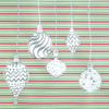 White Ornaments Poster Print by Gina Ritter # 15640