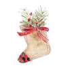 Burlap Stocking Ornament I Poster Print by Lanie Loreth # 15679