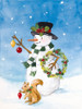 Festive Snowman II Poster Print by Lanie Loreth # 15561