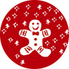 Christmas Deco Circle III Poster Print by Nicholas Biscardi # 15181A
