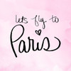 Lets Fly to Paris Poster Print by SD Graphics Studio SD Graphics Studio # 12004GG