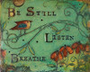 Be Still Bird Poster Print by Carolyn Kinnison # 11830A