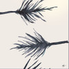 Blue Serenity Leaves Poster Print by Kat Papa # 11602NB