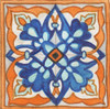 Colorful Tile II Poster Print by Elizabeth Medley # 14881