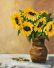 Sunflowers Poster Print by Julie DeRice # 14778