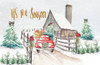 Christmas on the Farm Poster Print by Patricia Pinto # 14514BB
