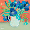 Blue Springtime Vase Poster Print by Robin Maria # 14457B