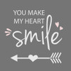 You Make My Heart Smile Poster Print by Anna Quach # 14659H