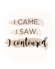 I Contoured Poster Print by Anna Quach # 14055J