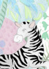 Zebra in the Tropics Poster Print by Elizabeth Medley # 13968KA