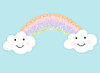 Happy Clouds Poster Print by Anna Quach # 13653AT
