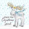 Blue Whimsical Christmas II Poster Print by Patricia Pinto # 13702H