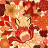 Vermilion Garden II Poster Print by Tava Studios Tava Studios # 13571