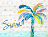 Swim Near the Palm Tree Poster Print by Julie DeRice # 13471AC