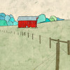 Little Red Barn Poster Print by Ynon Mabat # 13464G