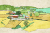 Large Farm Poster Print by Ynon Mabat # 13463G