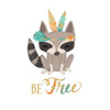 Be Free Poster Print by Josefina Josefina # 13241C