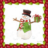 Christmas Snowman II Poster Print by Lanie Loreth # 12158D