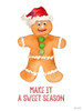 Holiday Gingerbread Man I Poster Print by Lanie Loreth # 12160B