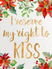Holiday Kiss I Poster Print by Lanie Loreth # 12165B