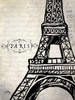 Paris Eiffel Poster Print by Elizabeth Medley # 12144C