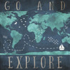 Go and Explore Poster Print by SD Graphics Studio SD Graphics Studio # 11013BP