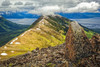 View of Bird Ridge and Turnagain Arm under clouds, Chugach State Park, South-central Alaska in summertime; Alaska, United States of America Poster Print by Sunny Awazuhara- Reed (19 x 12) # 33293908