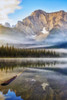 Tranquil lake with reflections in Elk Lakes Provincial Park; British Columbia, Canada Poster Print by Carson Ganci (12 x 19) # 12579005
