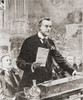 The inaugural speech of Joseph Chamberlain in Glasgow, Scotland, 1903  Joseph Chamberlain, 1836 _1914   British statesman who was first a radical Liberal, then, after opposing home rule for Ireland, a Liberal Unionist Print