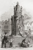 The Cheapside Cross, demolished in May 1643, London, England  From London Pictures, published 1890 Poster Print by Hilary Jane Morgan (11 x 17) # 12576655