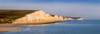 Seven Sisters, chalk cliffs in the English Channel; Sussex, England Poster Print by Charles Bowman (37 x 12) # 12588121