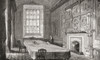 The Jerusalem Chamber, a room in what was formerly the abbot's house of Westminster Abbey and the place where Henry IV of England died in 1413  From London Pictures, published 1890 Poster Print by Hilary Jane Morgan (18 x 10) # 12576697