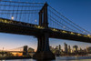 Manhattan Bridge at sunset, Brooklyn Bridge Park; Brooklyn, New York, United States of America Poster Print by F M Kearney (18 x 12) # 12577011