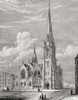 Christ Church, Westminster Bridge Road, Lambeth, London, England, seen here in the 19th century  From London Pictures, published 1890 Poster Print by Hilary Jane Morgan (12 x 15) # 12576708